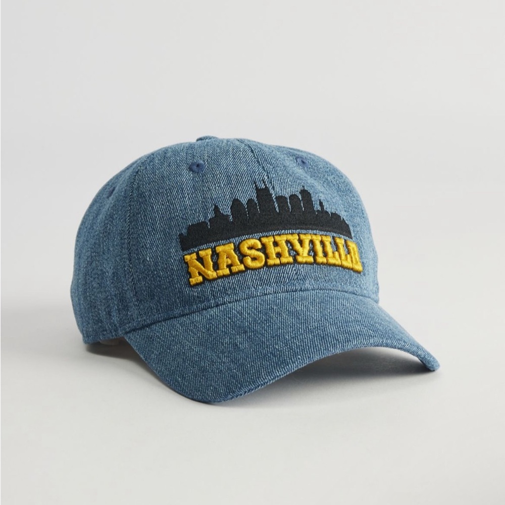Urban Outfitters Nashville Acid Wash Denim Dad Hat